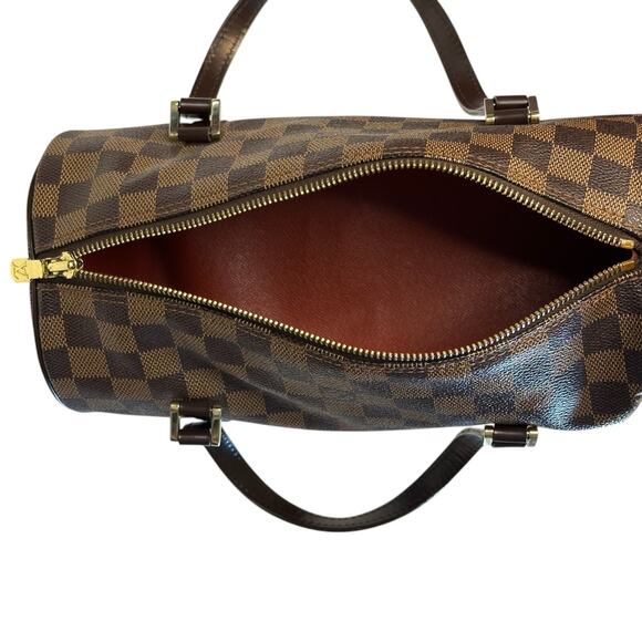 Louis Vuitton Damier Ebene Papillon 26 Handbag Vintage 2004 Dust Bag, Box, COA - Picture 5 of 16